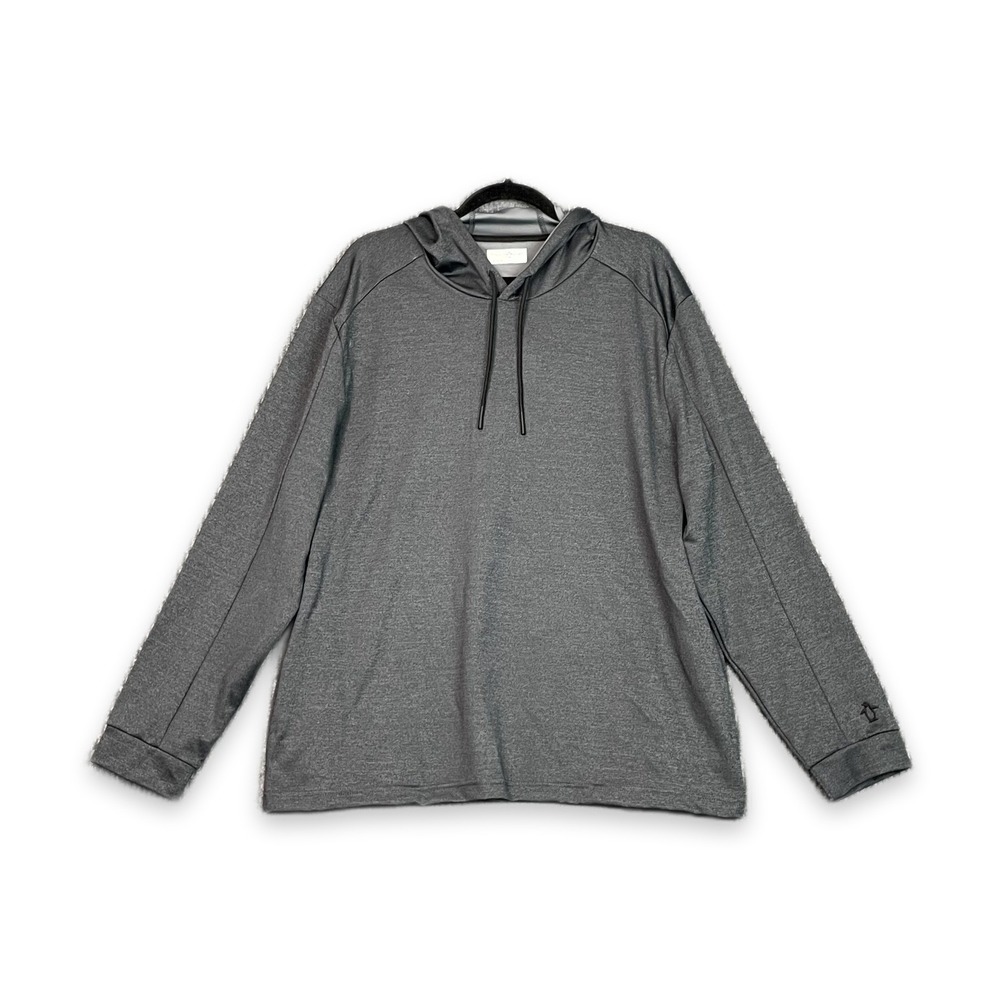 Original Penguin Sport Hoodie Mens XL Dark Gray Stretch Athleisure Performance
